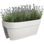 Balconnière Vibia Campana Flower Bridge 60 - Blanc 26 x 59 x hauteur 22 cm - 100 recyclé