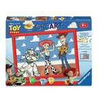 CreArt Peinture au numero Mission Chambre d enfant Toy Story