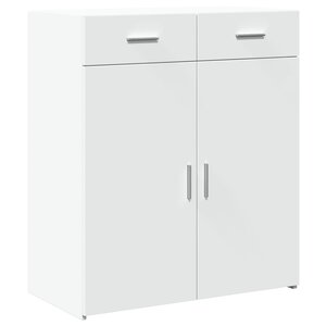 vidaXL Buffet blanc 80x42 5x93 cm bois d'ingénierie