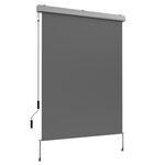 Store enrouleur vertical d'extérieur avec coffre AUSTIN 120 x 250 cm gris