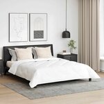 vidaXL Duvet d'hiver avec oreiller 3 Pièces Blanc Microfibre