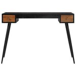 vidaXL Bureau 117x56 5x75 cm teck massif récupéré