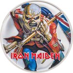 Pièce de monnaie en Argent 5 Dollars g 31.1 (1 oz) Millésime 2023 Iron Maiden EDDIE THE TROOPER