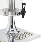 vidaXL Double distributeur de jus en acier inoxydable 2 x 8 L