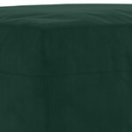 vidaXL Ensemble de canapés 3 Pièces vert foncé velours