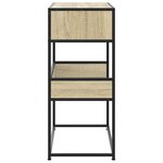 vidaXL Table console chêne sonoma 90x35x80 cm bois d'ingénierie