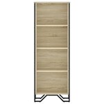 vidaXL Bibliothèque chêne sonoma 50x31x137 5 cm bois d'ingénierie