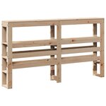 vidaXL Tête de lit avec étagères 140 cm bois massif de pin