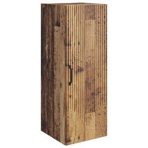 vidaXL Armoire Murale 33 x 34 5 x 90 cm Bois d'ingénierie Bois ancien