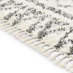 vidaXL Tapis berbère PP Beige et gris 160x230 cm