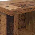 vidaXL Porte-manteau mural avec étagère Bois ancien 100 x 16 x 26 cm