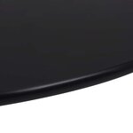 vidaXL Dessus de table rond Verre trempé 300 mm