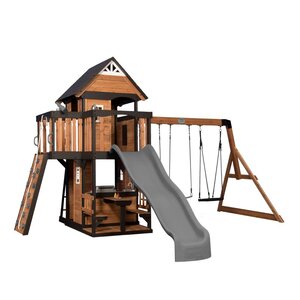 Aire de jeux avec balançoire et toboggan - Canyon Creek
