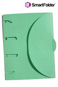 Pack de 6 Pochettes de classement Aloha vert SMARTFOLDER