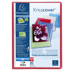 Protège-documents En Polypropylène Semi Rigide Kreacover® Chromaline 120 Vues - A4 - Couleurs Assorties - X 10 - Exacompta