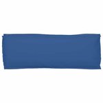 vidaXL Coussin pour banc de palette Bleu royal 110 x 40 x 8 cm