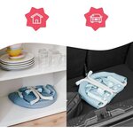 Siège de table pour bébé avec Système d'attache 4 bras  Pliage ultra Compact