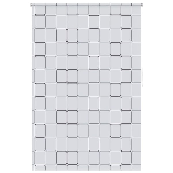 vidaXL Store roulant de douche 140x240 cm Carré