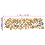 vidaXL Treillis de feuille d'érable artificiel extensible 5 Pièces