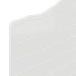 vidaXL Tête de lit Blanc Brillant 80 cm Bois d'ingénierie