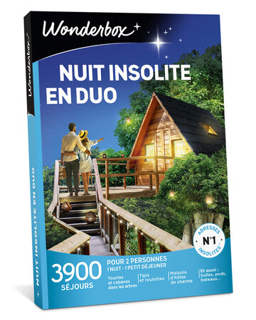 Coffret cadeau - WONDERBOX - Nuit insolite en duo