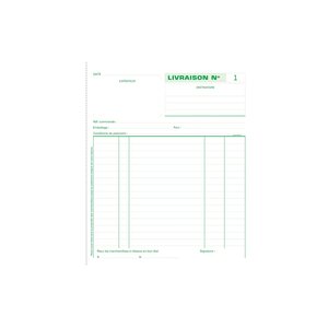 Manifold Livraisons 21x18cm 50 feuillets dupli autocopiants x 10 EXACOMPTA