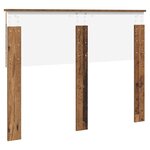 vidaXL Tête de lit Bois Ancien 120 cm Bois d'ingénierie