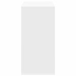 vidaXL Buffet avec tiroir Blanc 68 5 x 32 x 67 cm