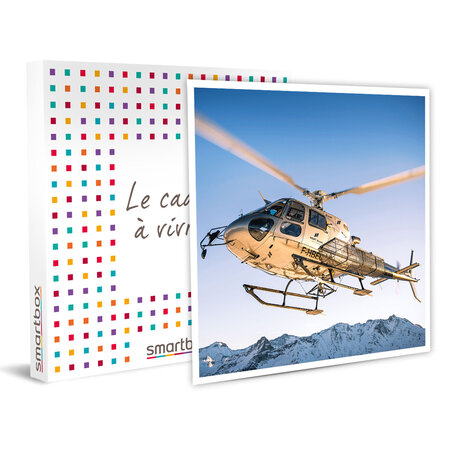 Smartbox - coffret cadeau - survol exceptionnel du mont blanc en hélicoptère pour 2