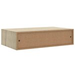 vidaXL Étagère à tiroir murale chêne 40x23 5x10 cm MDF