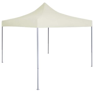vidaXL Tente de fête 200 x 200 x 315 cm Crème Tissu Oxford