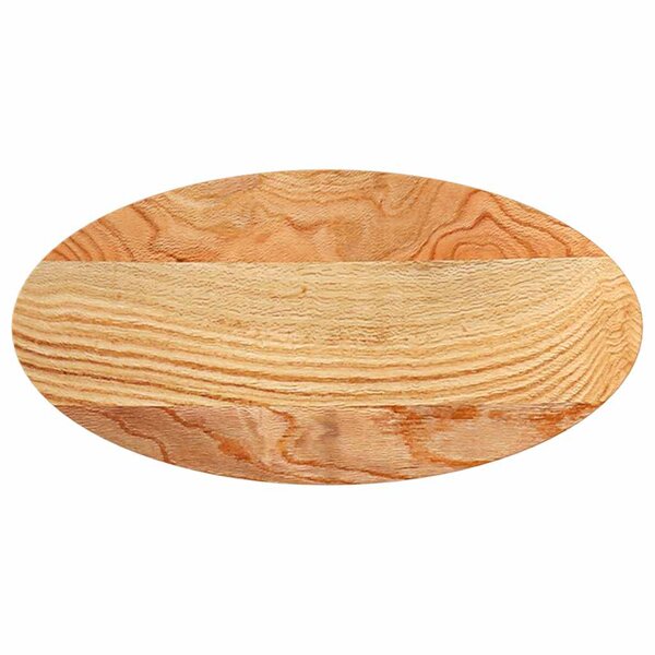 vidaXL Dessus de table 80x40x2 cm bois de chêne massif ovale