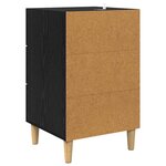 vidaXL Cabinet de chevet Chêne noir 40 x 40 x 66 cm Bois d'ingénierie