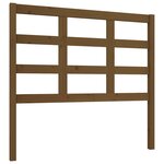vidaXL Tête de lit Marron miel 105 5x4x100 cm Bois massif de pin