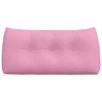 vidaXL Coussin de Dos Rose 100 x 24 x 50 cm tissu