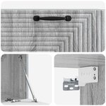 vidaXL Meuble TV mural Sonoma gris 78 5 x 31 x 30 cm Bois d'ingénierie