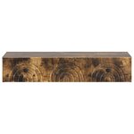 vidaXL Table d'appoint murale 87 5 x 34 5 x 17 cm Bois d'ingénierie