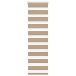 vidaXL Store zèbre marron sable largeur du tissu 35 9 cm polyester