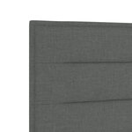 Tête de lit design lignes gris foncé 160 cm en tissu