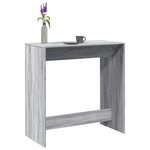 vidaXL Table de bar sonoma gris 102x50x103 5 cm bois d'ingénierie