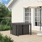 vidaXL Chaises de jardin salle à manger 2 Pièces Gris clair et Crème PP