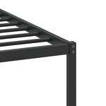 vidaXL Cadre de lit sans matelas chêne marron 90x200cm bois ingénierie