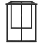 vidaXL Pieds de table à manger cadre en O 120x60x73 cm fonte