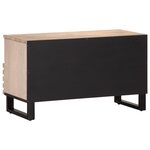 vidaXL Meuble TV 80x34x46 cm bois massif de manguier