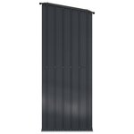 vidaXL Cabanons de jardin Anthracite 203 x 85 5 x 200 cm Métал