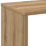 vidaXL Étagère séparatrice de pièce chêne artisanal 69 5x29x137 5 cm
