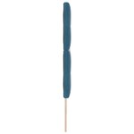 vidaXL Tête de lit LED avec bandes LED Bleu 200 cm Velours