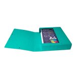 Boite De Classement Exabox Dos 60mm Carte Lustrée - A4 - Vert - X 8 - Exacompta