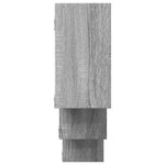 vidaXL Étagère murale sonoma gris 159x18x66 cm bois ingénierie