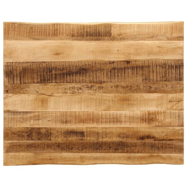 vidaXL Dessus de table bord vivant 110x80x3 8 cm bois de manguier brut